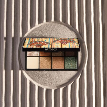Palette with eight eyeshadows in a limited-edition Egyptian