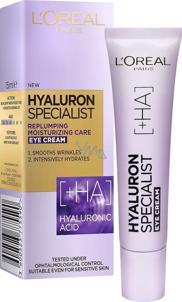 Loreal Paris Hyaluron Specialist filling moisturizing eye cream