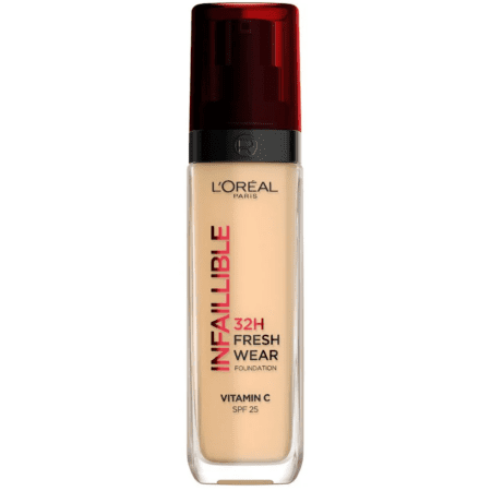 L'Oréal Paris Infaillible 32H Fresh Wear Foundation SPF25 and Vitamin C